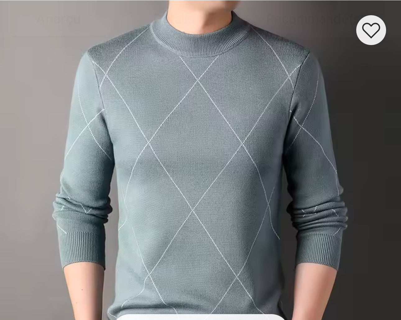 Pull en Laine standard pour homme