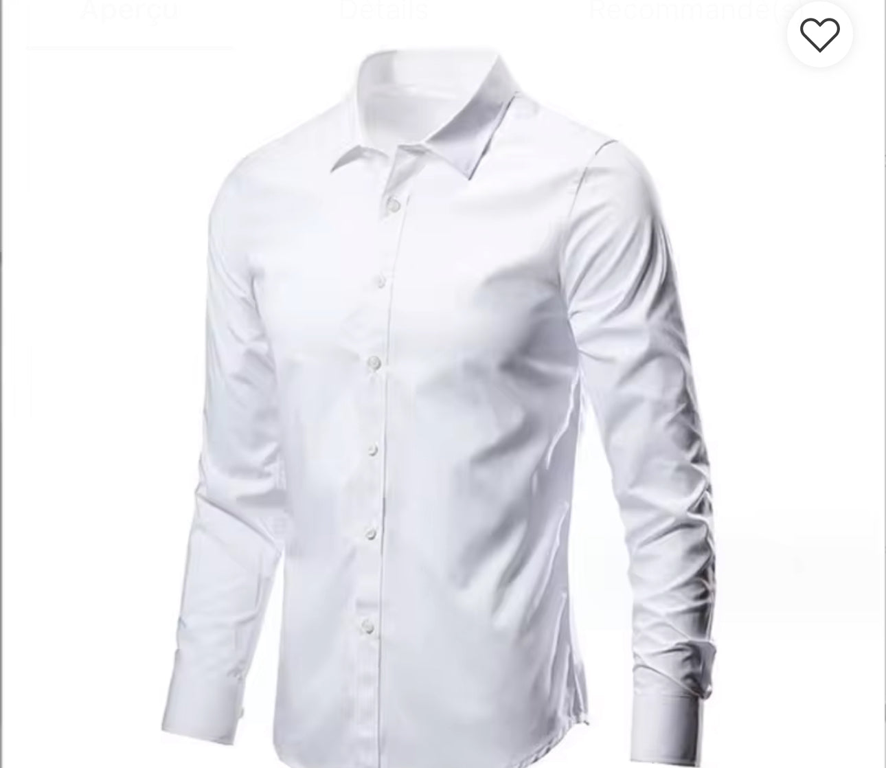 Chemise italienne pour homme