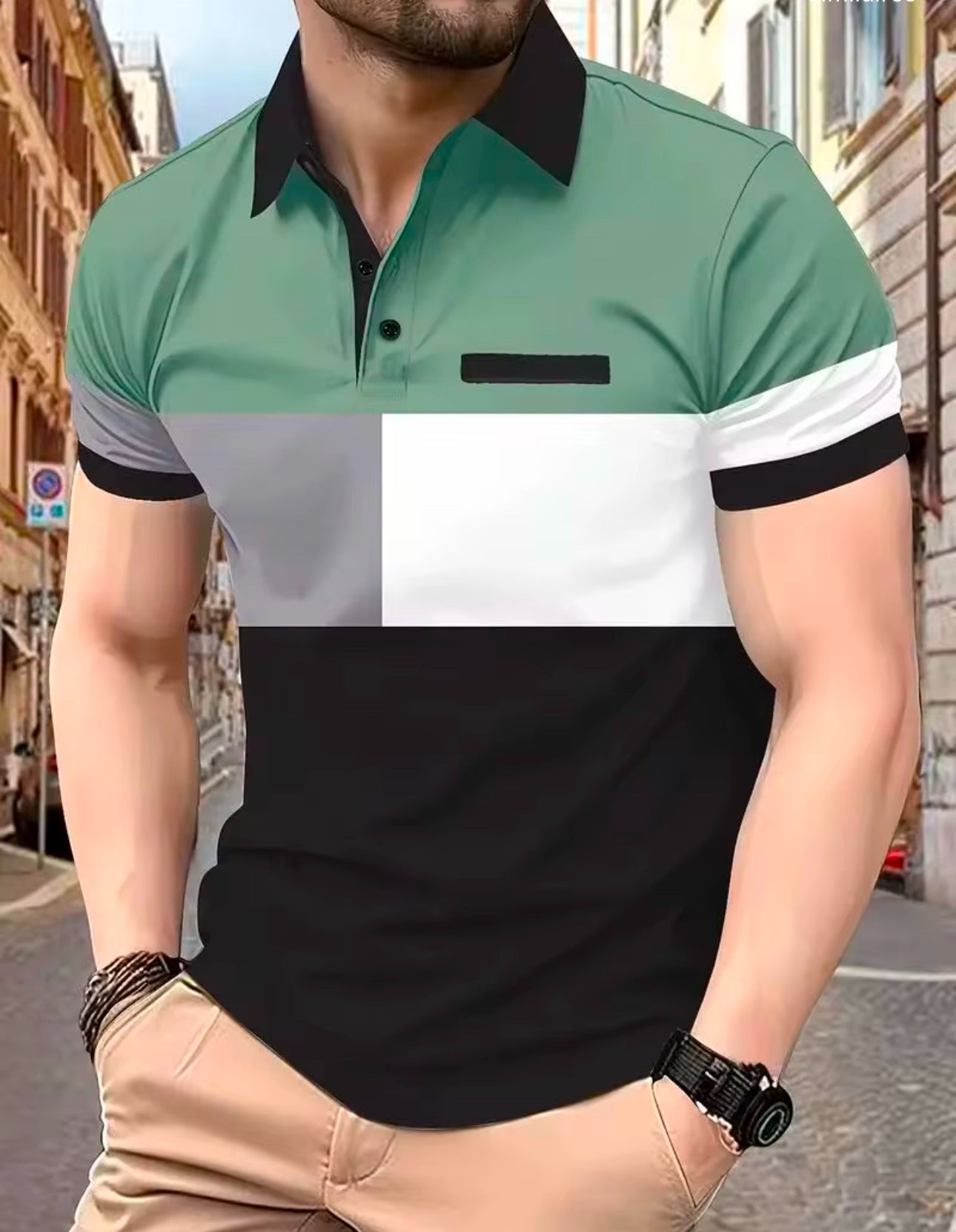 Chemise Polo pour hommes, taille de haute qualité Chemise d'été -collection MAM