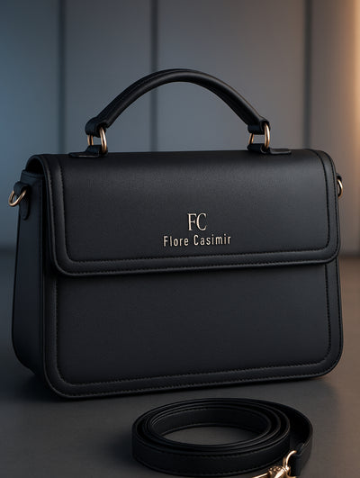 Sac à main FLORE CASIMIR cuir de veau Satiné