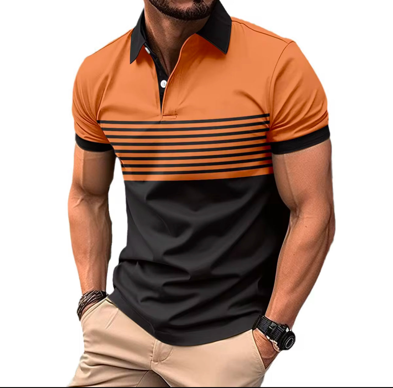 Maillot Polo de Golf Ultraléger "Swing Libre pour hommes