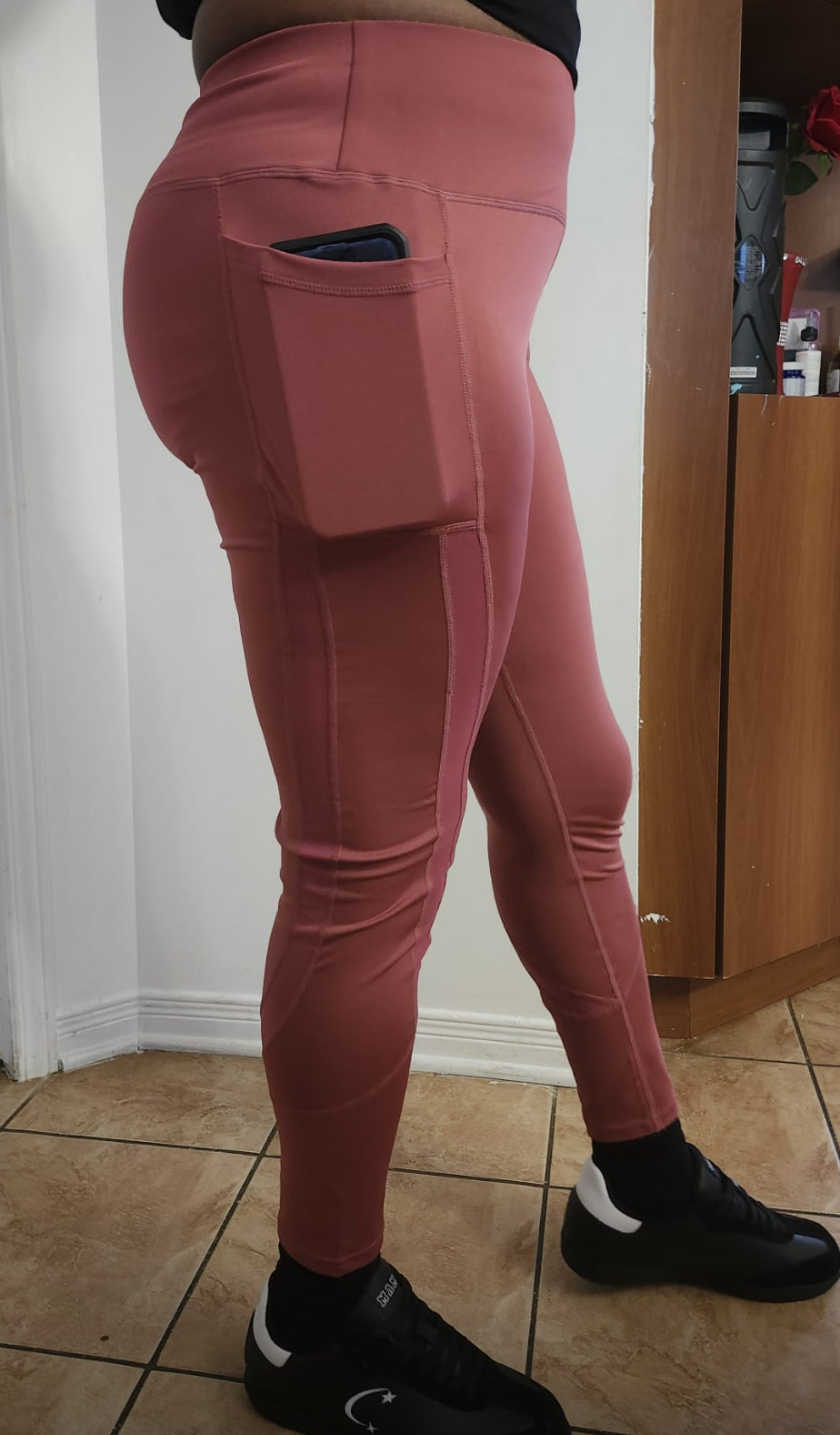 Leggings de sport taille haute avec poches