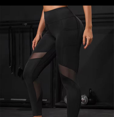 Leggings de sport taille haute avec poches