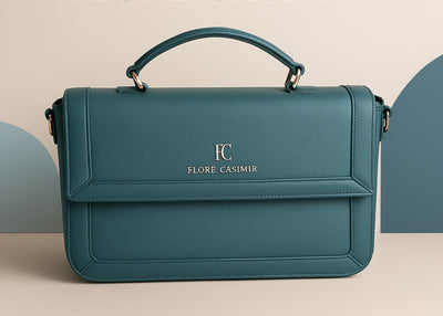 Sac à main FLORE CASIMIR cuir de veau Satiné