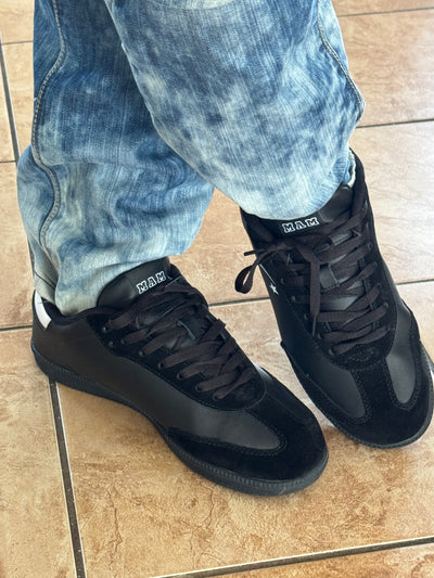 Baskets MAM cuir de vache