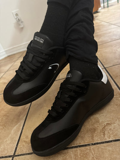 Baskets MAM cuir de vache