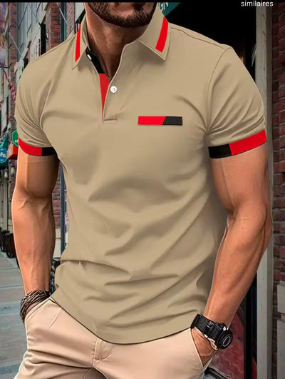 Polo polyester pour homme